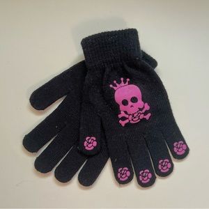 Cute skull gloves ★